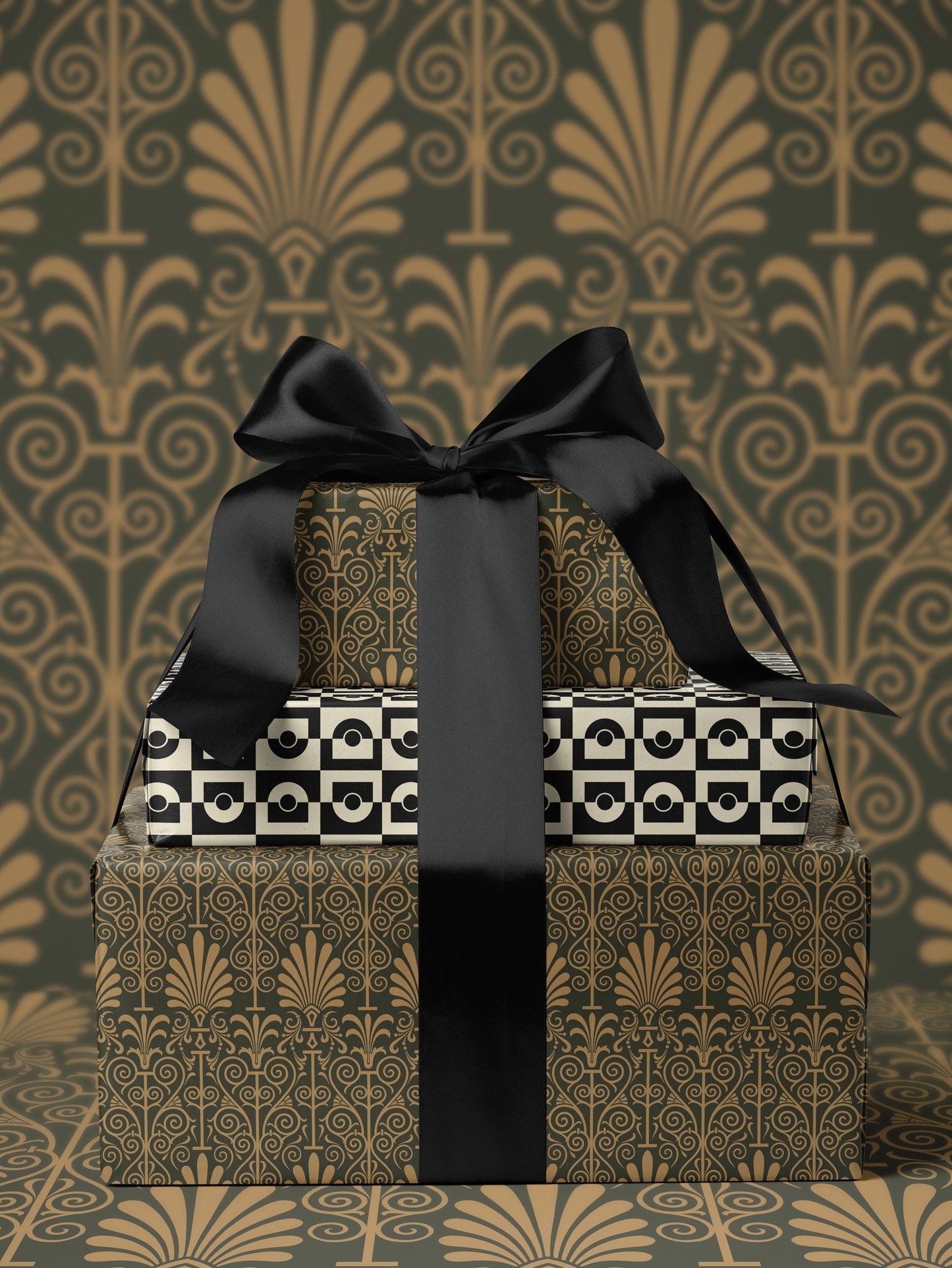 Art Deco Paper Elegant Gift Wrap Wrapping Paper Wedding Art Deco Print Decoupage Paper Holiday Wrapping Paper Art Deco Art Premium Gift Wrap