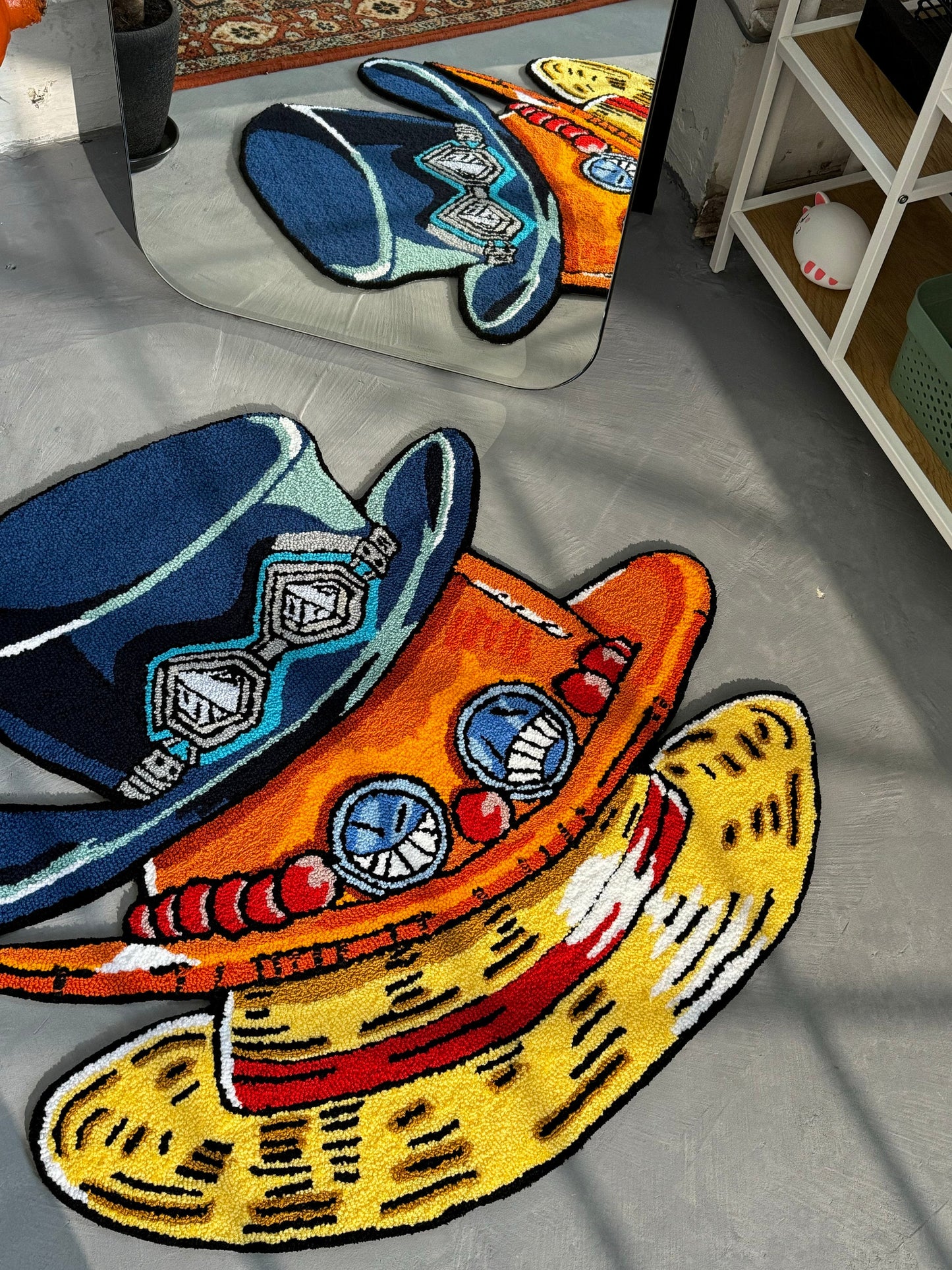 Anime Tufted Rug, Popular Cartoon Characters, Floor Art, Living room rug