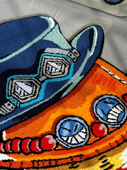 Anime Tufted Rug, Popular Cartoon Characters, Floor Art, Living room rug