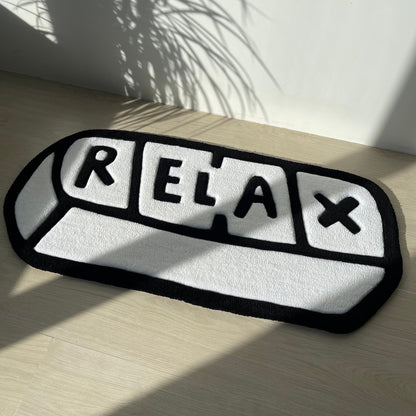 Relax Pill Rug: Handmade Tufted Funny Design Carpet
