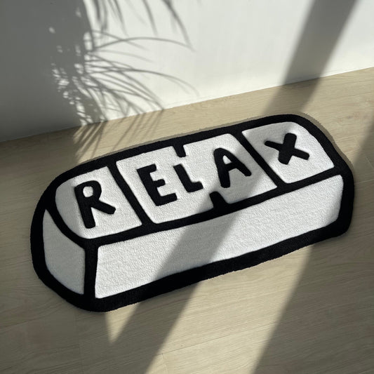 Relax Pill Rug: Handmade Tufted Funny Design Carpet