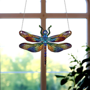 Acrylic Dragonfly window hanging, Acrylic home decor, Unique handmade gift, Handcrafted Elegance Acrylic Window Decor, Gift For Mom.