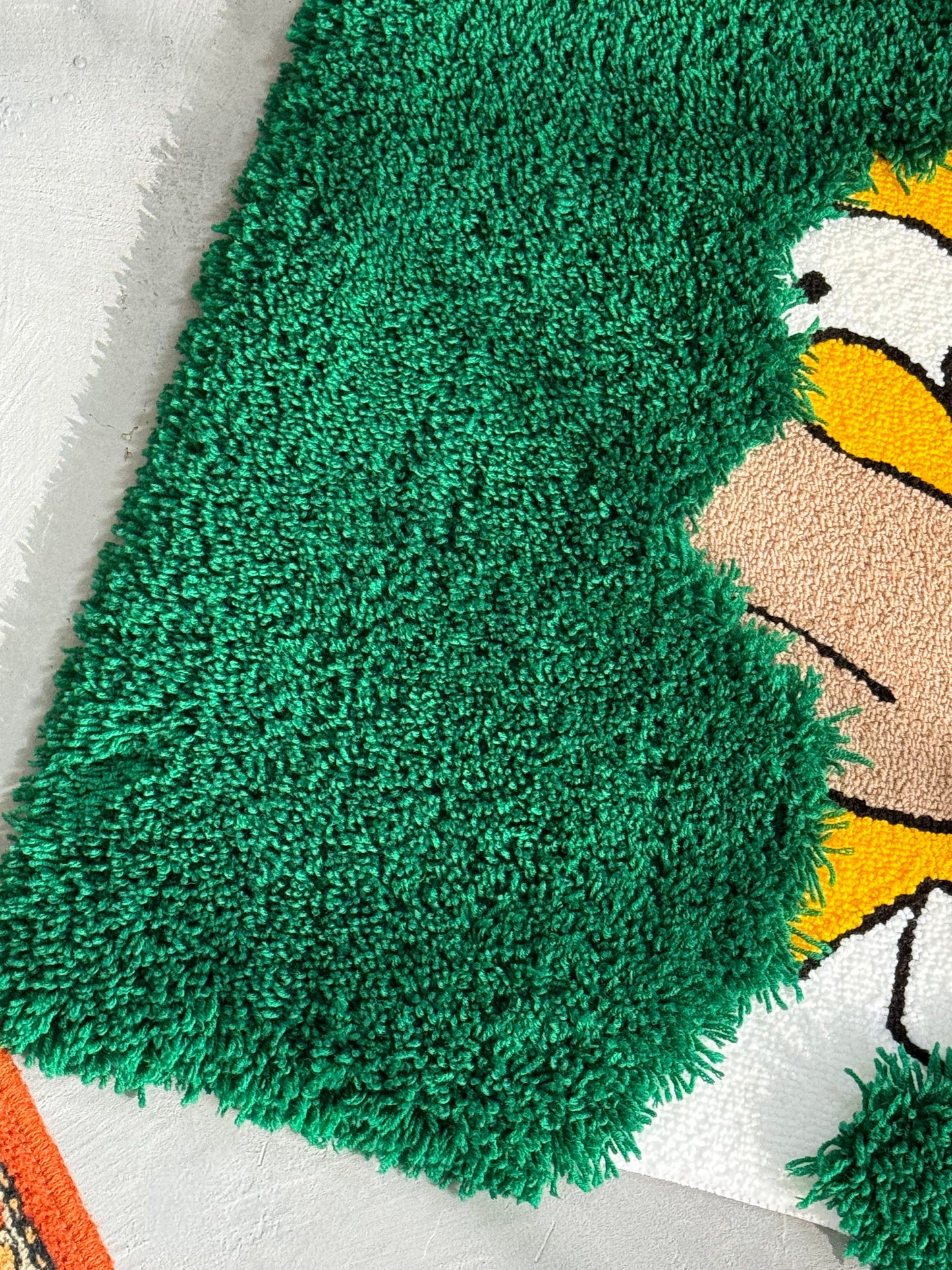 Fluffy Tufted Cartoon Rug, A Fun and Soft Touch for your Living Room or Bedroom, Gift idea, Christmas Gift, Cartoon character rug