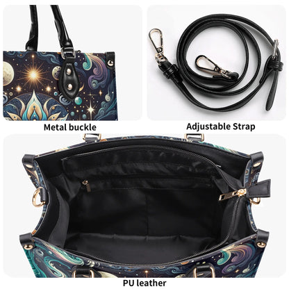 Third Eye Mystical Handbag. Trendy Handbag, Waterproof PU Leather Handbag, Top Handle Vegan Leather, Crossbody, Shoulder bag
