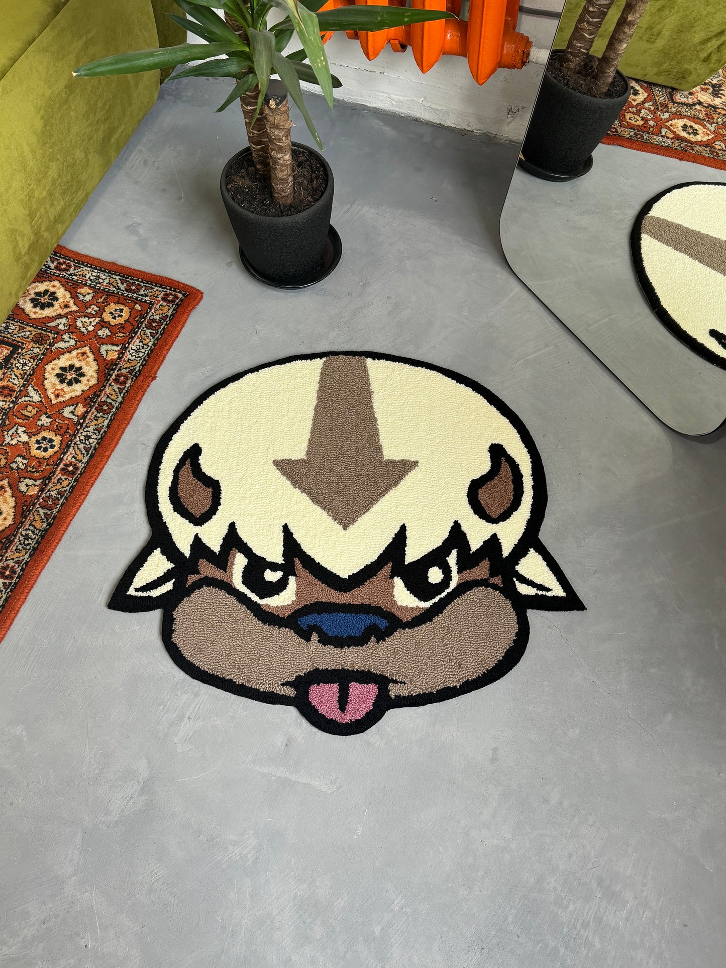 Tufted Character Anime, Non-slip rug, Living room floor mat, Teenage Room Bedroom  Decor,  Cartoon Lover Gift, Fluffy Rug, Handmade Rug