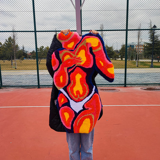 Women Body Rug,Female Rug,Modern Rug,Tufted Rug,Cool Rugs,Unique Rugs,Handmade Rug,Custom Rug,Handmade Gift,Area Rug,Home Decor,Colorful Rug