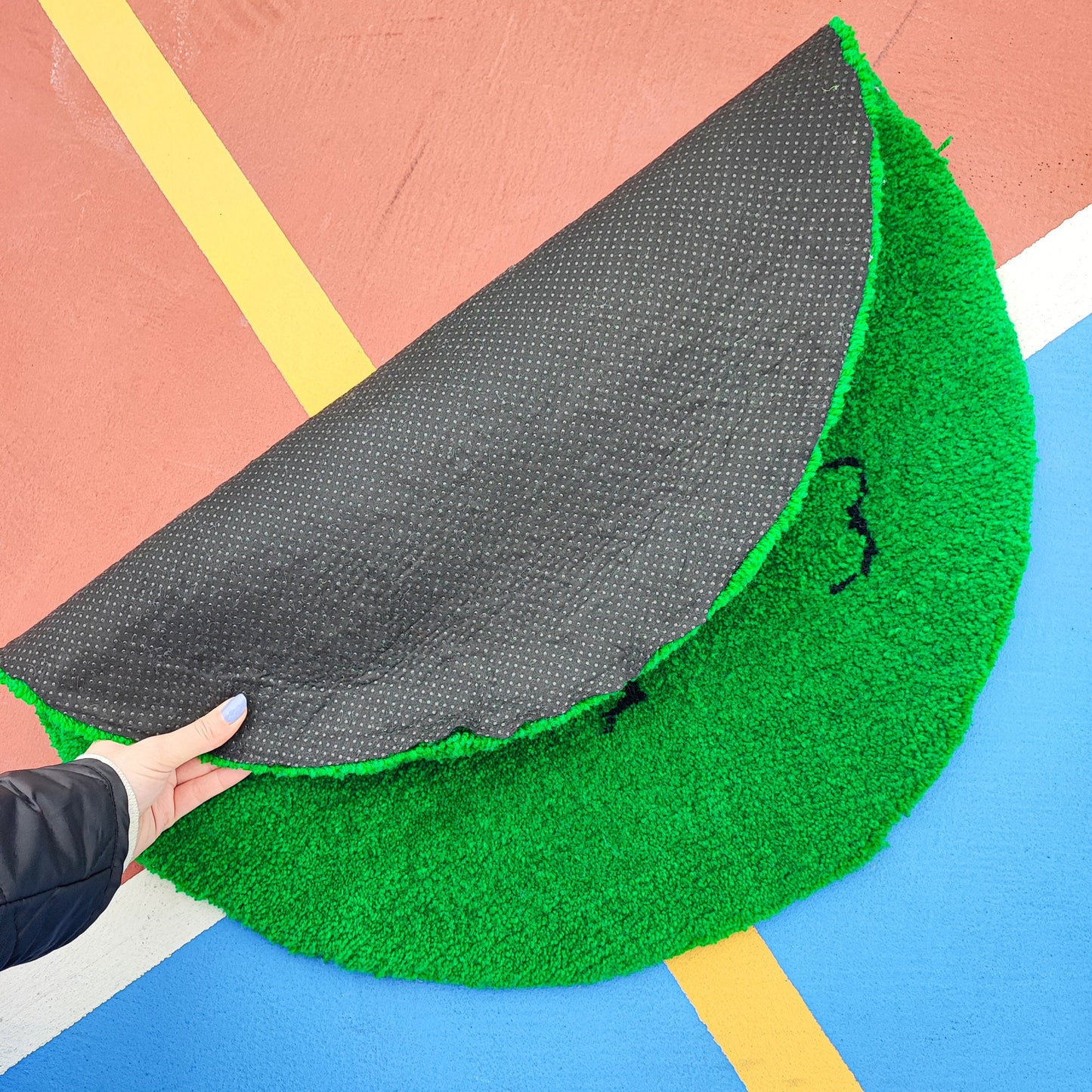 Simpsons Rug,Round Rug,Tufted Rug,Cool Rugs,Green Rug,Gift for Her Unique Rug,Area Rug,Anime Rug,Handmade Rug,Custom Rug,Home Decor