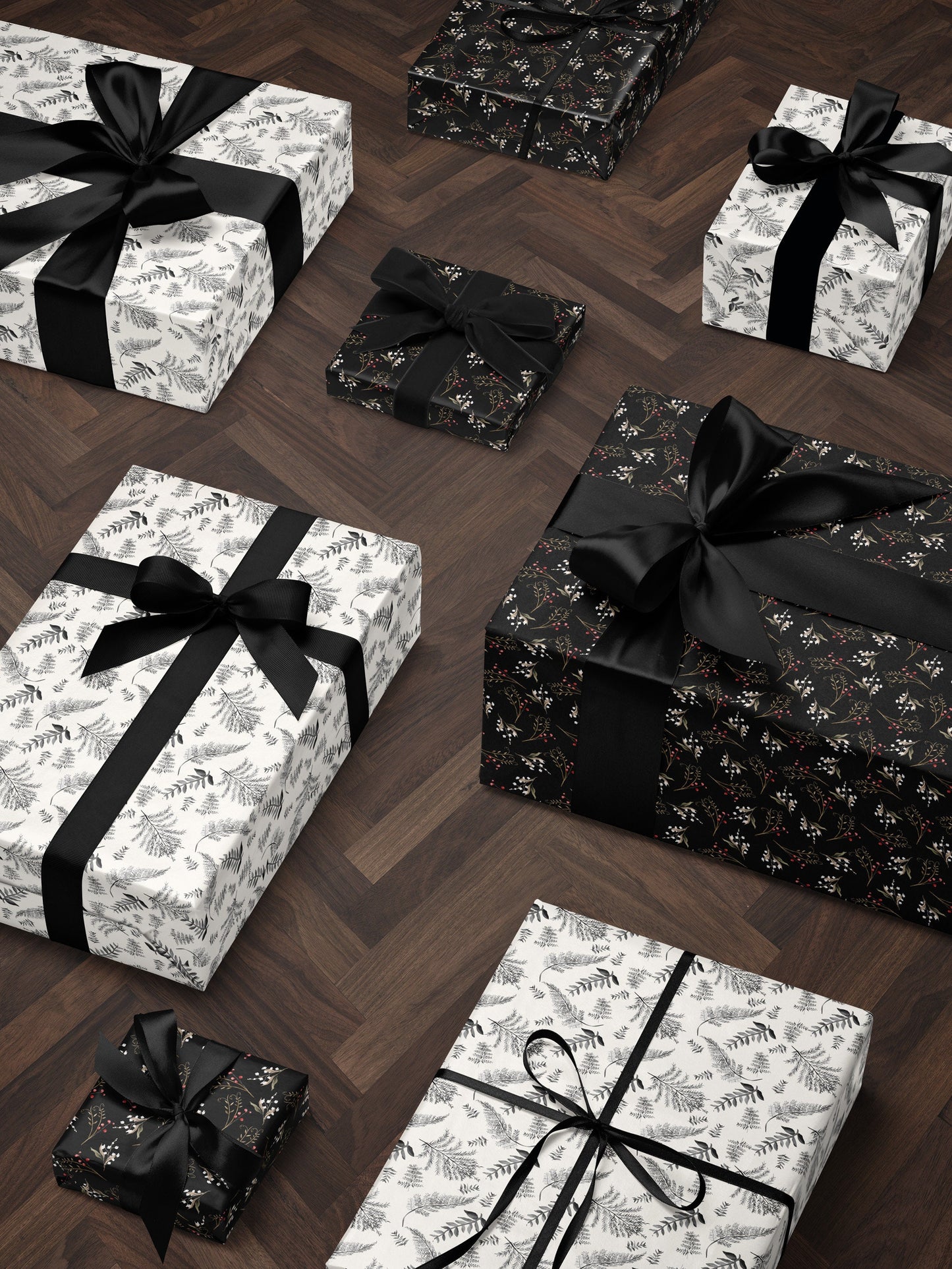 Branch Wrapping Paper Roll Anniversary Gift for Her Classic Wrapping Paper Elegant Gift Wrap Vintage Wrapping Paper Wedding Gift Wrap Paper