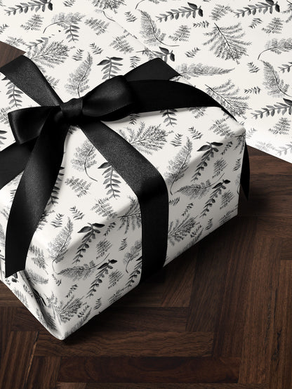 Branch Wrapping Paper Roll Anniversary Gift for Her Classic Wrapping Paper Elegant Gift Wrap Vintage Wrapping Paper Wedding Gift Wrap Paper