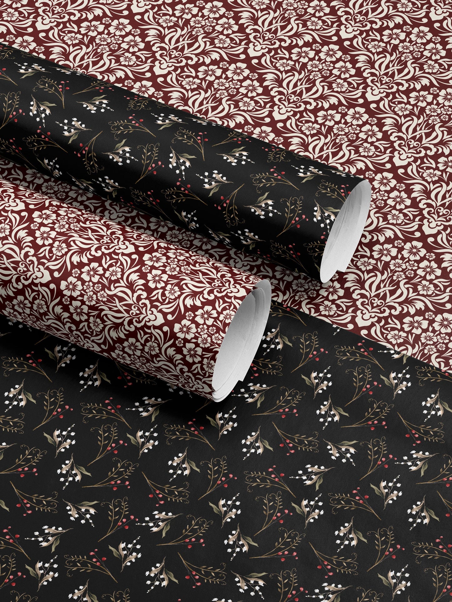 Elegant Gift Wrap Anniversary Gift for Women Classic Wrapping Paper Bridal Shower Gift for Bride to Be Wrapping Paper Roll Christmas Paper