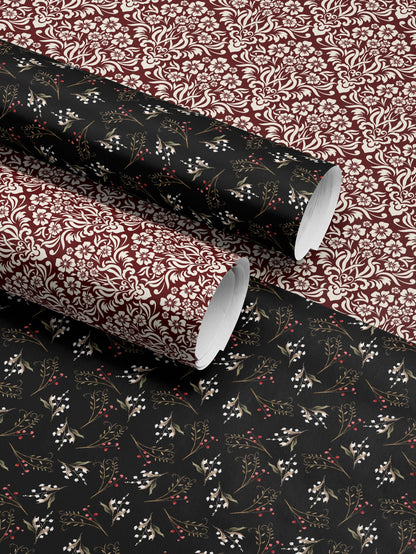 Elegant Gift Wrap Anniversary Gift for Women Classic Wrapping Paper Bridal Shower Gift for Bride to Be Wrapping Paper Roll Christmas Paper