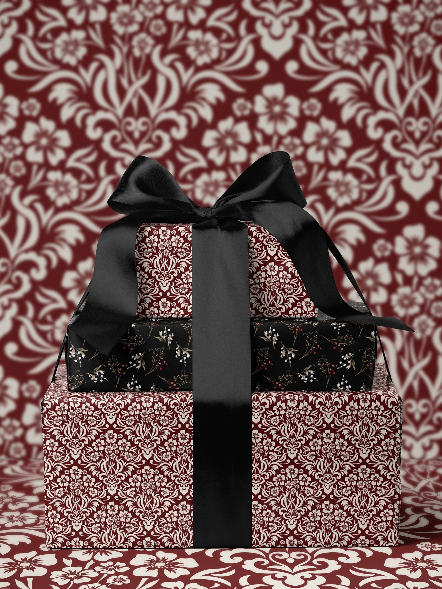 Elegant Gift Wrap Anniversary Gift for Women Classic Wrapping Paper Bridal Shower Gift for Bride to Be Wrapping Paper Roll Christmas Paper