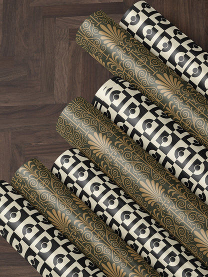 Art Deco Paper Elegant Gift Wrap Wrapping Paper Wedding Art Deco Print Decoupage Paper Holiday Wrapping Paper Art Deco Art Premium Gift Wrap