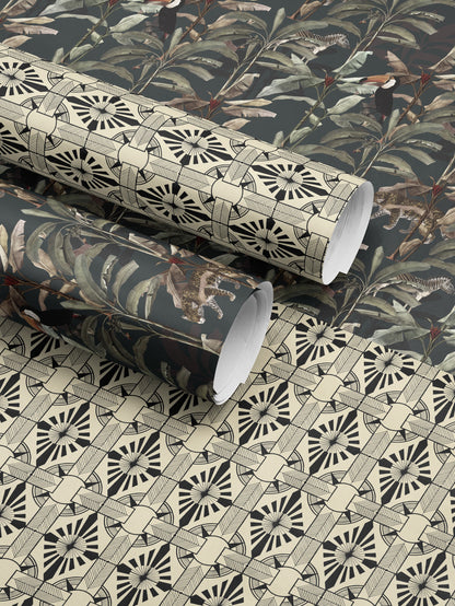 Jungle Wrapping Paper Animal Gift Wrap Safari Birthday Party Decoration Animal Birthday Party Summer Party Wrapping Paper Kid Gift Wrap Boy