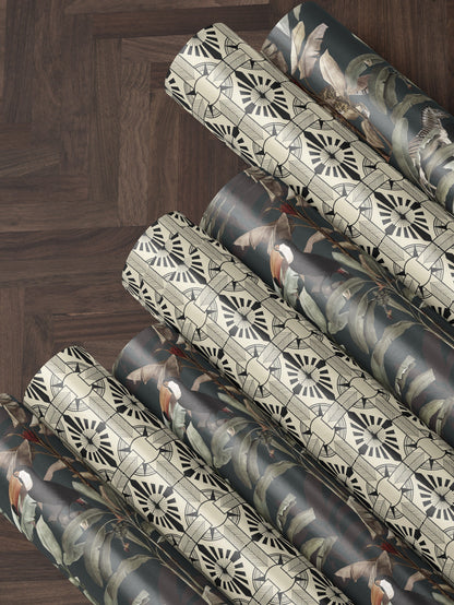 Jungle Wrapping Paper Animal Gift Wrap Safari Birthday Party Decoration Animal Birthday Party Summer Party Wrapping Paper Kid Gift Wrap Boy