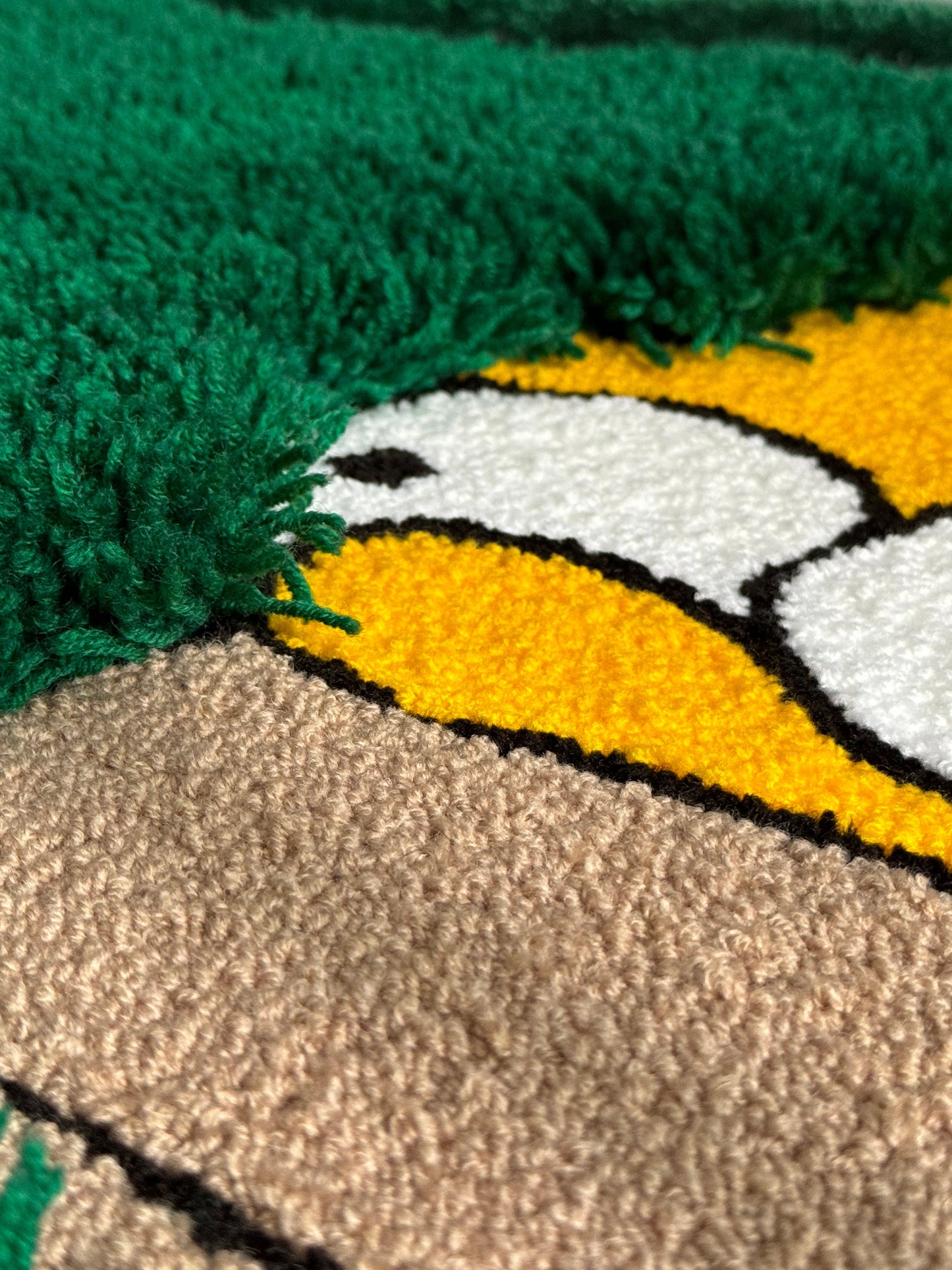 Fluffy Tufted Cartoon Rug, A Fun and Soft Touch for your Living Room or Bedroom, Gift idea, Christmas Gift, Cartoon character rug