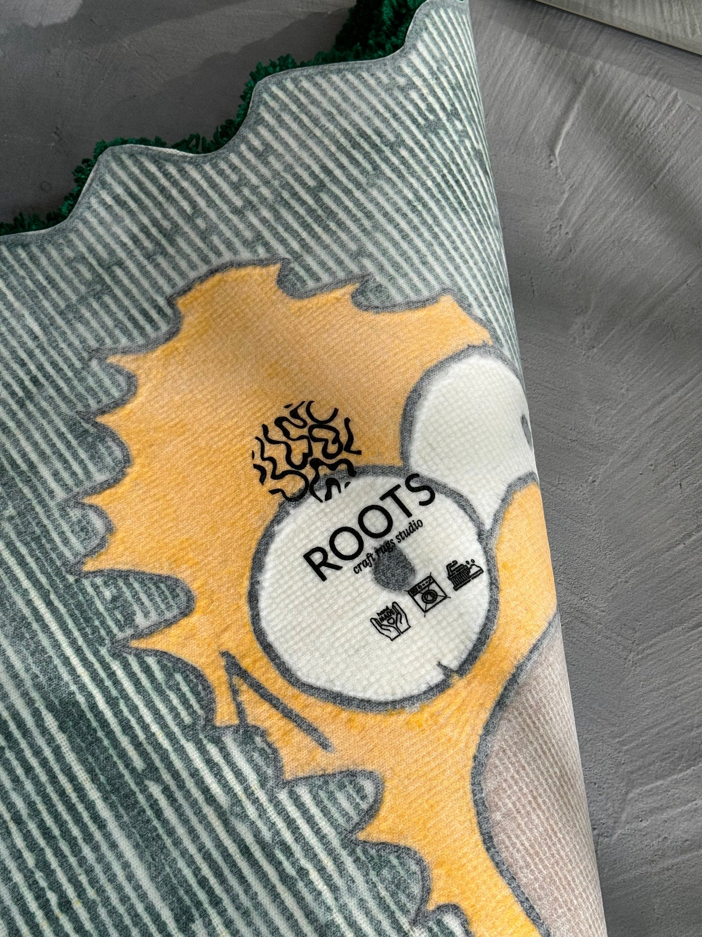 Fluffy Tufted Cartoon Rug, A Fun and Soft Touch for your Living Room or Bedroom, Gift idea, Christmas Gift, Cartoon character rug