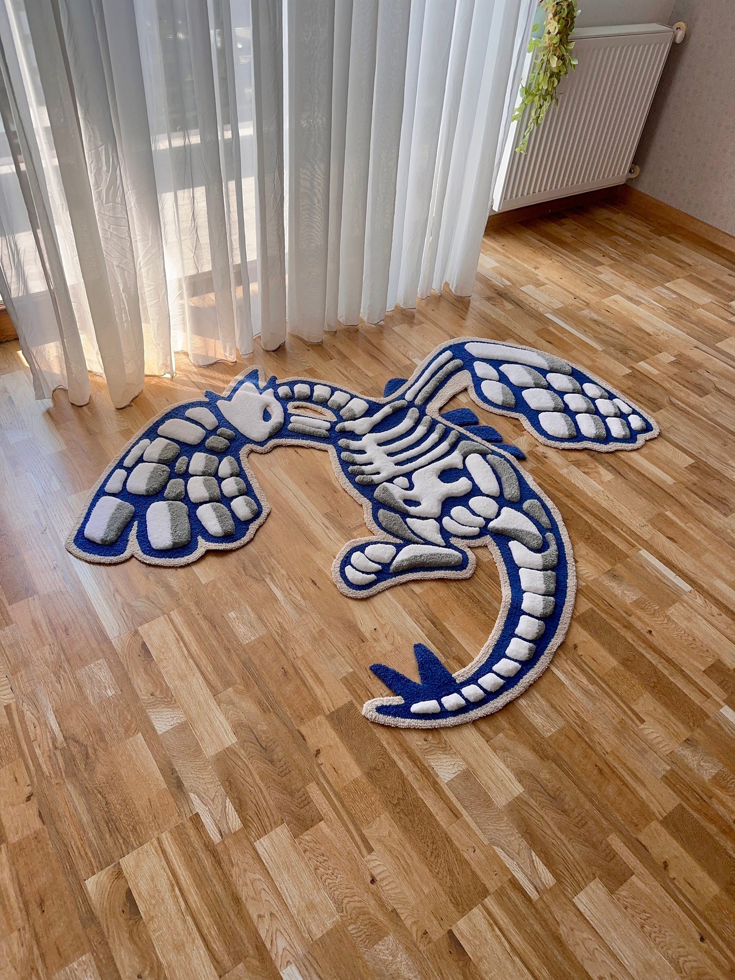 Skeleton tufted rug,3d skull rug, handmade tufted custom rug, living room decor rug, bedroom carpet, area carpet