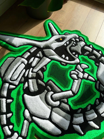 Skeleton tufted rug,3d skull rug, handmade tufted custom rug, living room decor rug, bedroom carpet, area carpet