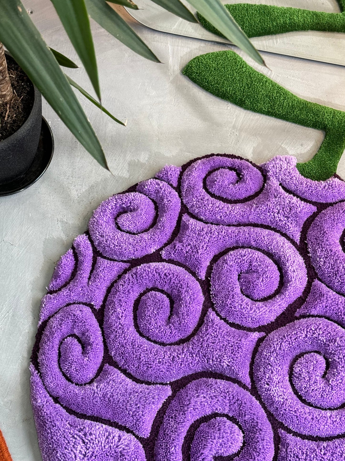 Anime themed 3D Tufted Rug, Handmade Fluffy Rug, Anime Rug, Anime Fan Gift, Plush Rug