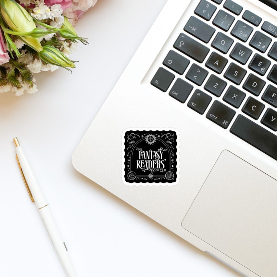 The Fantasy Readers Book Club Sticker | Book Sticker | Water Bottle Sticker | Bookish Stickers | Kindle Sticker | Book Lover | Romantasy