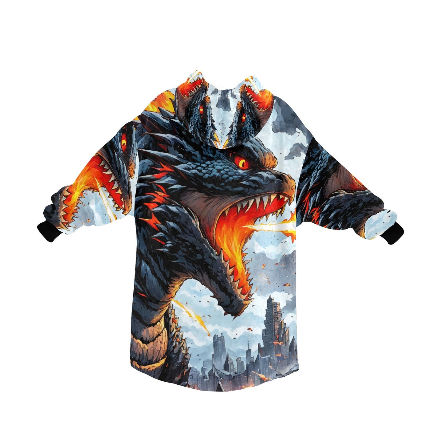 Kids Blanket Hoodie Godzilla Gojira Kaiju Comics Art