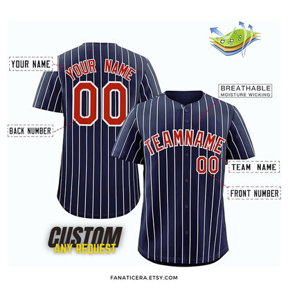 Personalized Name Team,Custom Stripe Line Color Baseball Jersey For Baseball Fans,Custom Number Baseball Jersey,Baseball Couple Jersey B12