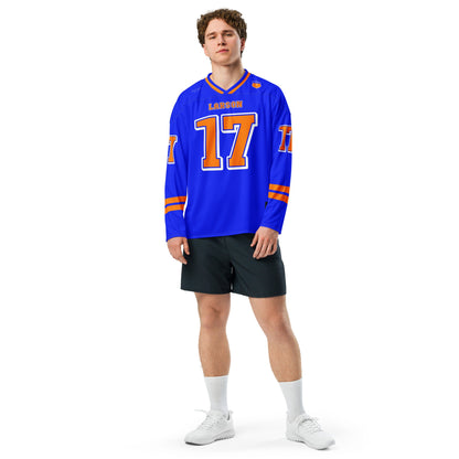 Unisex Oversized Racing #17 Hockey Jersey – Bold Streetwear Hockey Jersey Inspired by IndyCar Style