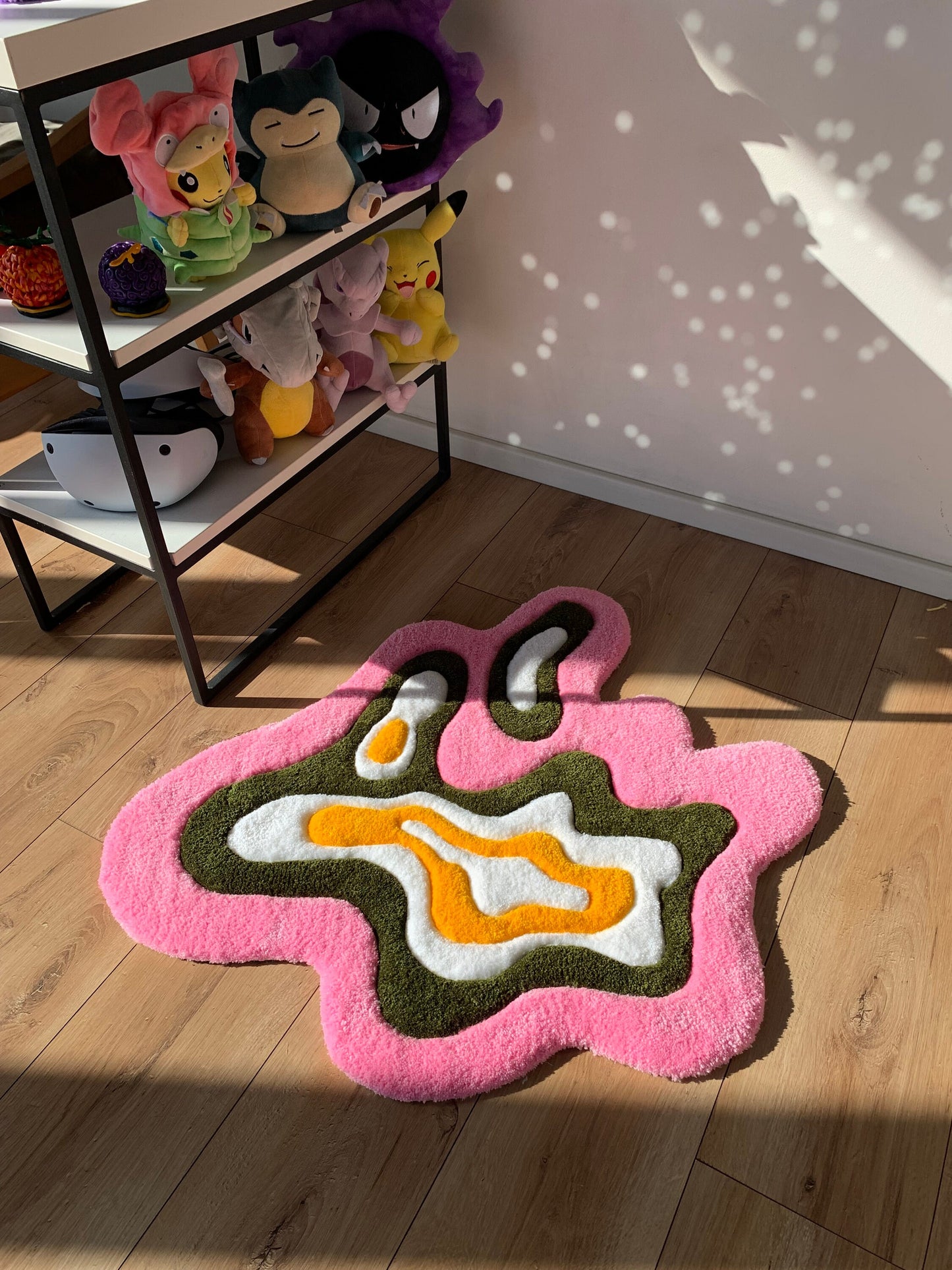 Tufted abstract rug tufting carpet handmade custom