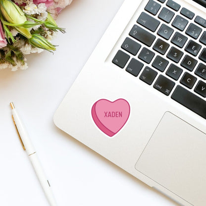 Xaden Candy Hearts Sticker | Book Inspired | Bookish Stickers | Kindle | Laptop | Romantasy Book Merch