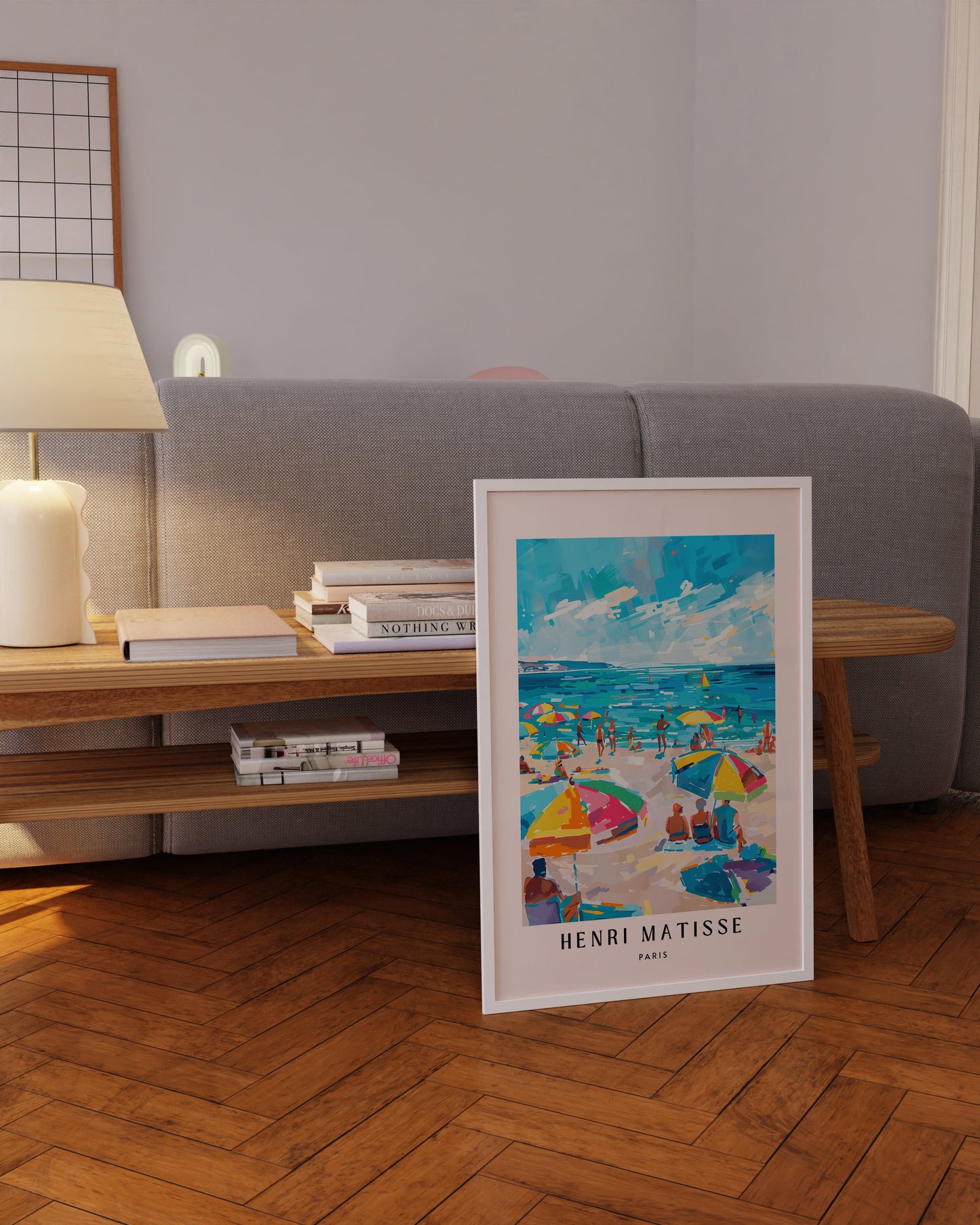 Henri Matisse Inspired Print with Frame, Artful Matisse Framed Poster, Matisse Art Print Livingroom Wall Art, Gallery Wall, Printed Matisse