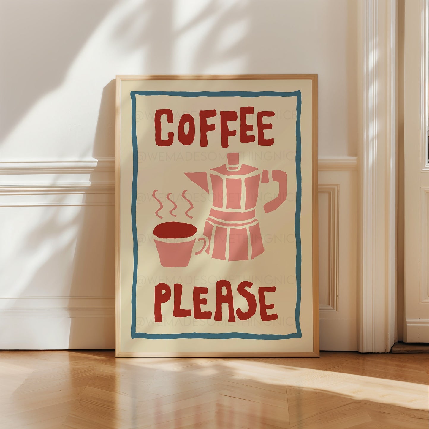 Coffee Poster, Kitchen Art, Kitchen Print, Kitchen Poster, Bar Cart Print, Trendy Wall Art, Retro Wall Art, Coffee Print
