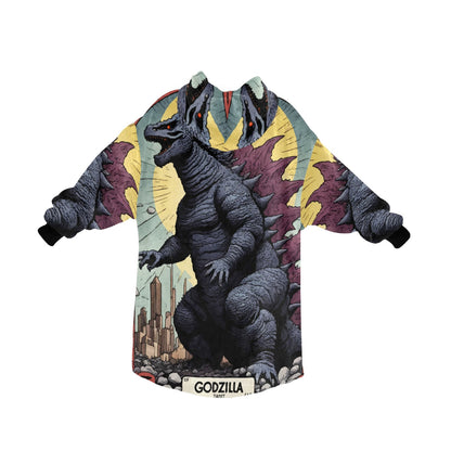 Kids Blanket Hoodie Godzilla Gojira Kaiju