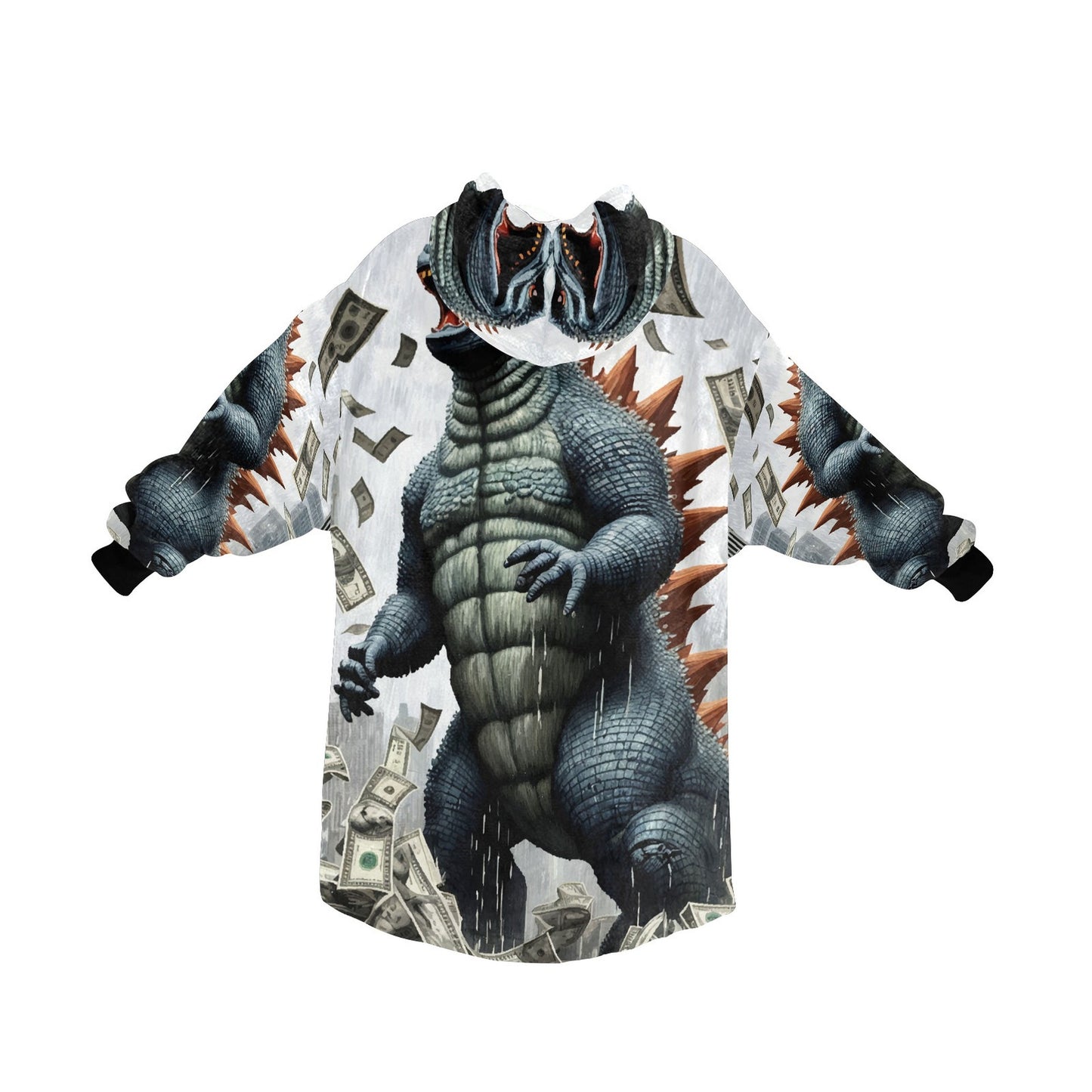 Kids Blanket Hoodie Godzilla Gojira Kaiju