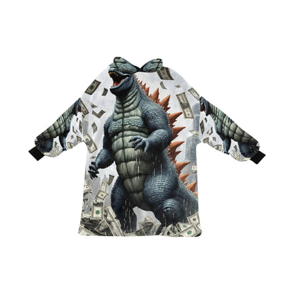 Kids Blanket Hoodie Godzilla Gojira Kaiju