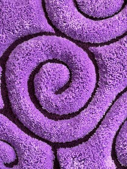 Anime themed 3D Tufted Rug, Handmade Fluffy Rug, Anime Rug, Anime Fan Gift, Plush Rug