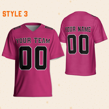 Personalized Team Name Cool Sport, Custom Kid Youth Adult Football Jersey Shirt, Team Fan Jersey, Make Your Own Name and Number Jersey