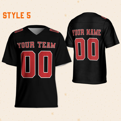 Personalized Team Name Cool Sport, Custom Kid Youth Adult Football Jersey Shirt, Team Fan Jersey, Make Your Own Name and Number Jersey