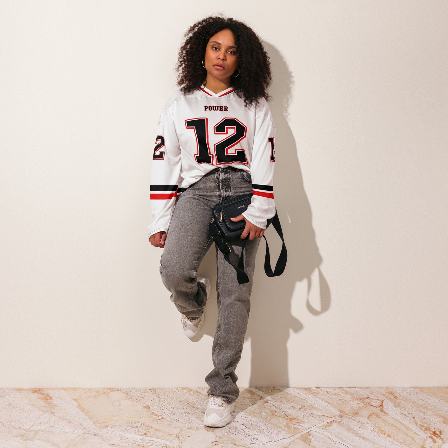 Inspired Oversized Unisex Hockey Jersey: Team Penske Racing #12 Unisex Oversized Fan Gift