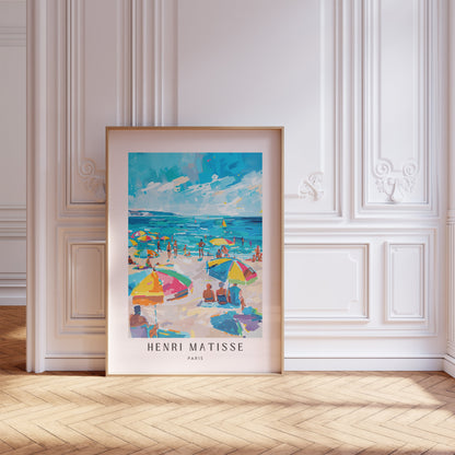 Henri Matisse Inspired Print with Frame, Artful Matisse Framed Poster, Matisse Art Print Livingroom Wall Art, Gallery Wall, Printed Matisse