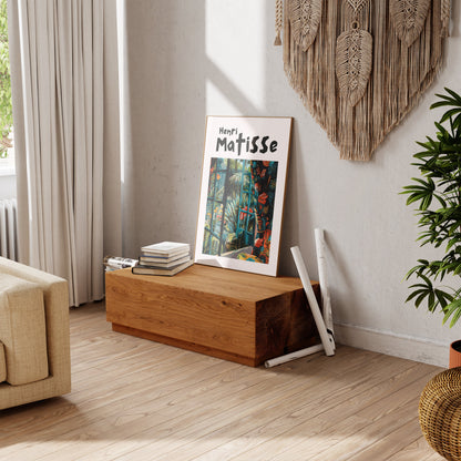 Henri Matisse Inspired Print with Frame, Artful Matisse Framed Poster, Matisse Art Print Livingroom Wall Art, Gallery Wall, Printed Matisse