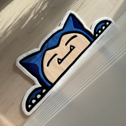 Handmade Cartoon Character Rug: Acrylic Tufted Decor (120cm)