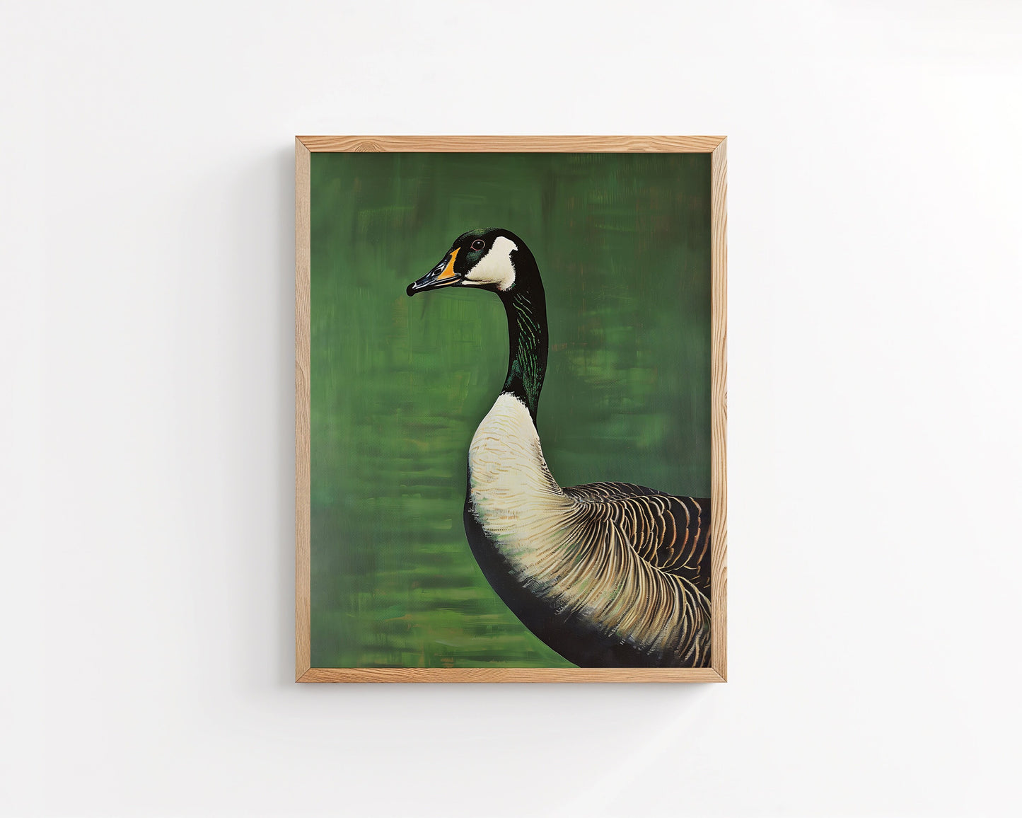 Vintage Goose Print Retro Outdoors Poster Travel Poster Canadian Cabin Cottage Wall Art Waterfowl Duck Poster
