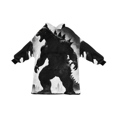 Kids Blanket Hoodie Godzilla Gojira Kaiju