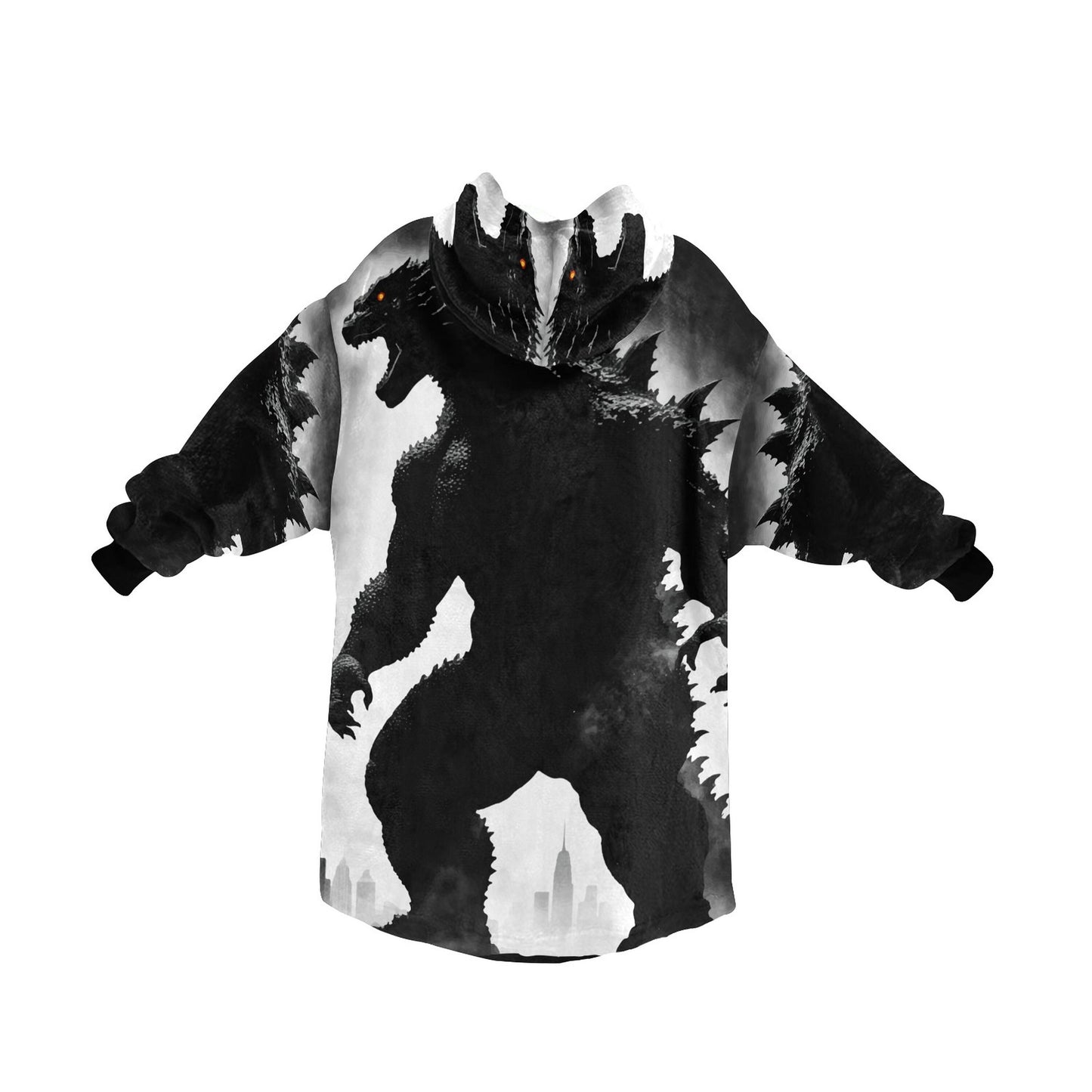 Kids Blanket Hoodie Godzilla Gojira Kaiju