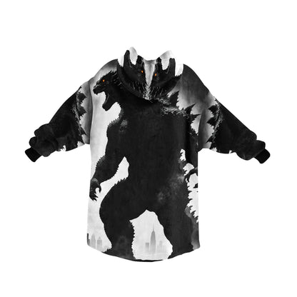 Kids Blanket Hoodie Godzilla Gojira Kaiju