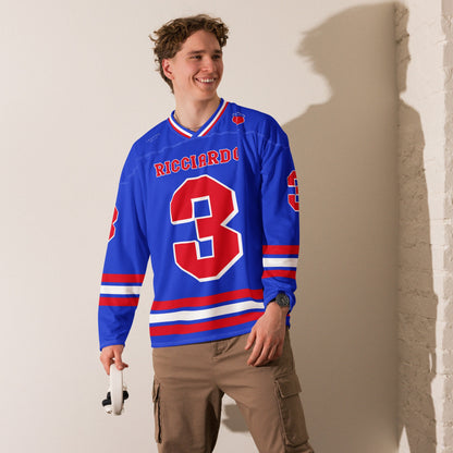 Speedway Racing Unisex Hockey Jersey : Unisex Racing Number 3