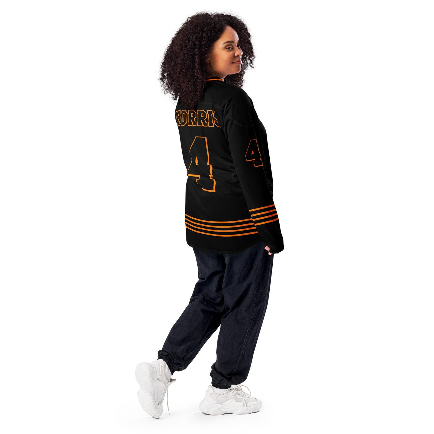 Racing Fan Oversize Unisex Hockey Jersey, Racing #4, Unisex Oversized Fit