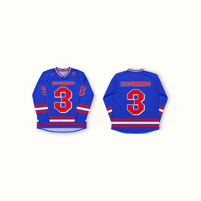 Speedway Racing Unisex Hockey Jersey : Unisex Racing Number 3