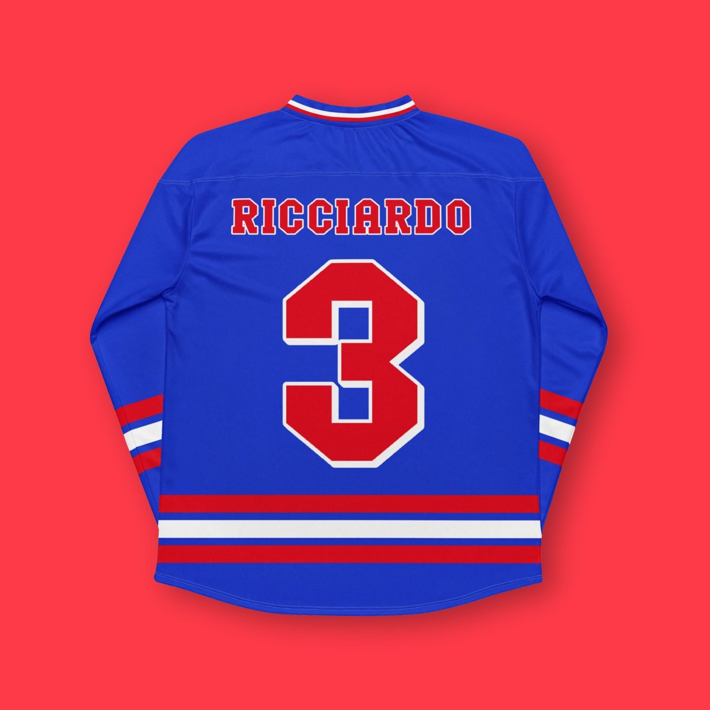 Speedway Racing Unisex Hockey Jersey : Unisex Racing Number 3
